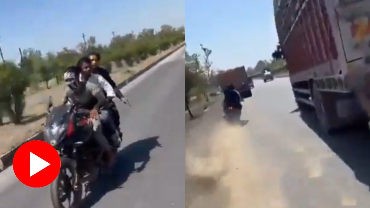 Video shows three brothers killed in bike accident together in Madhya Pradesh