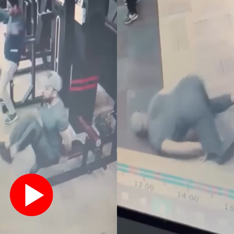 Video shows man collapses while doing gym in Srinagar