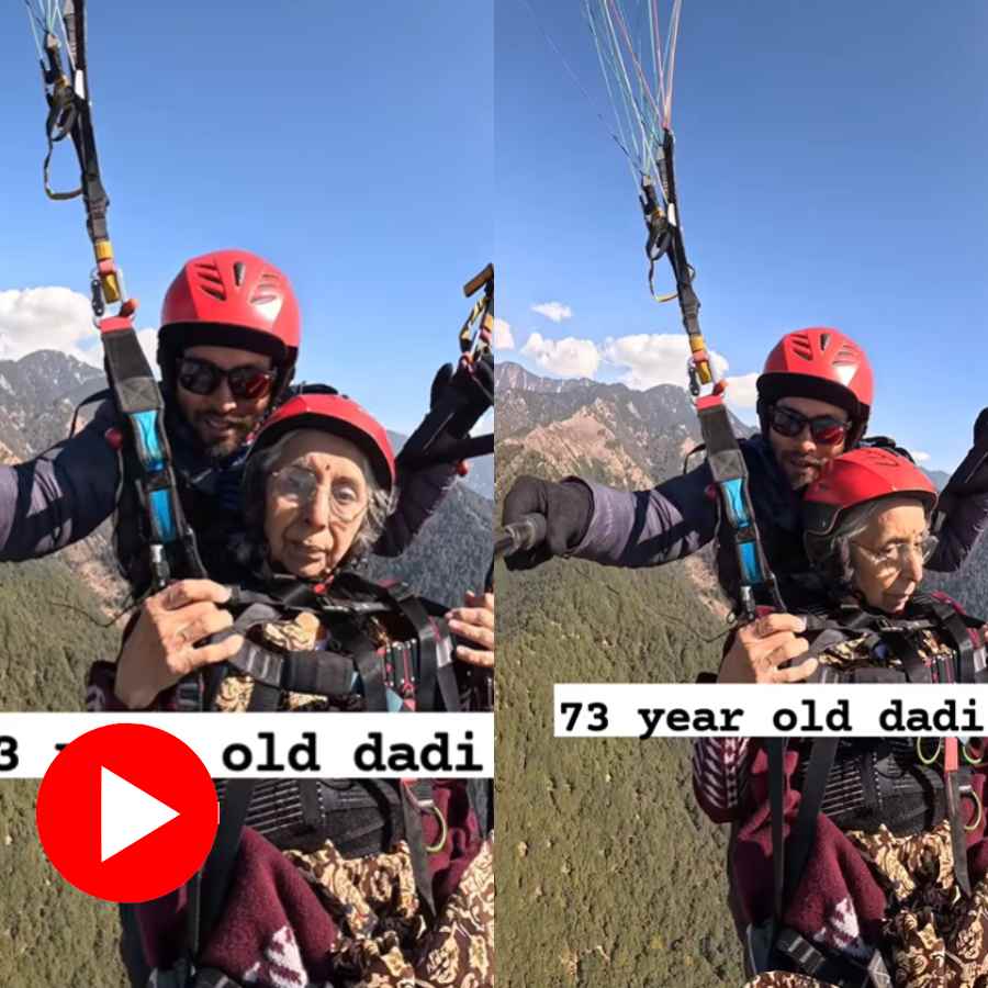 Video shows 73-year-old paragliding in Himachal Pradesh, internet praises