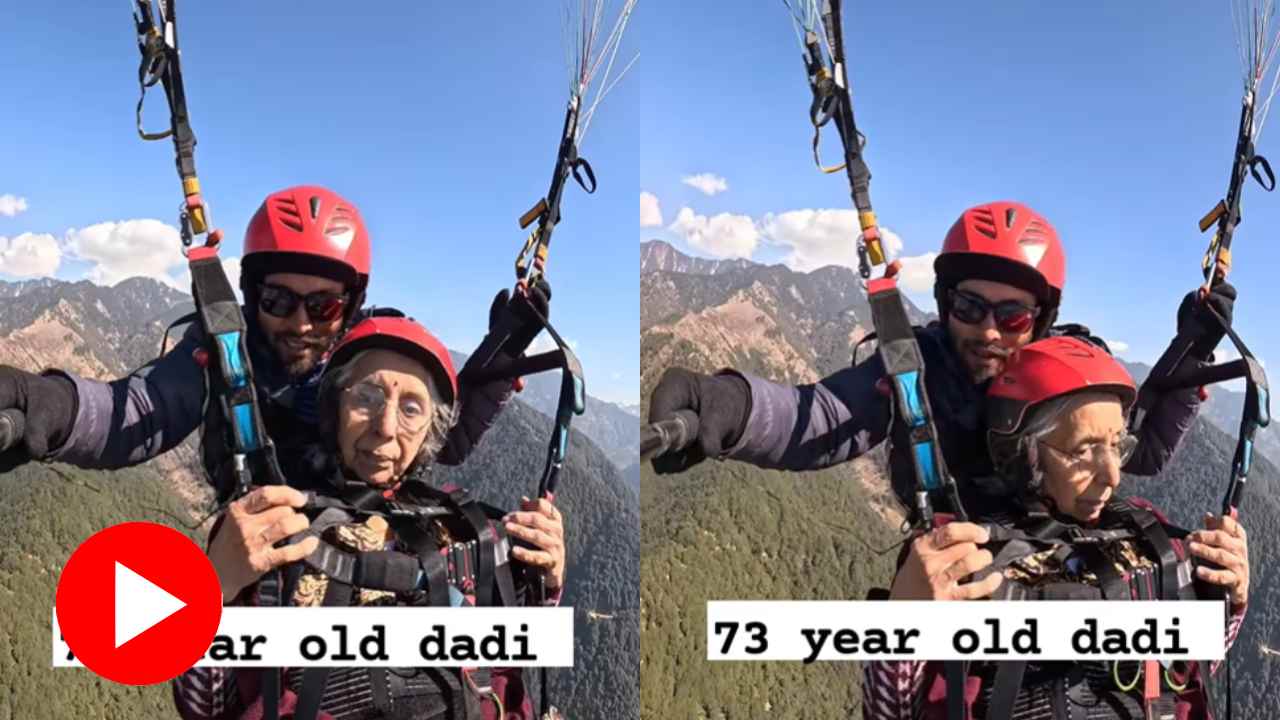 Video shows 73-year-old paragliding in Himachal Pradesh, internet praises