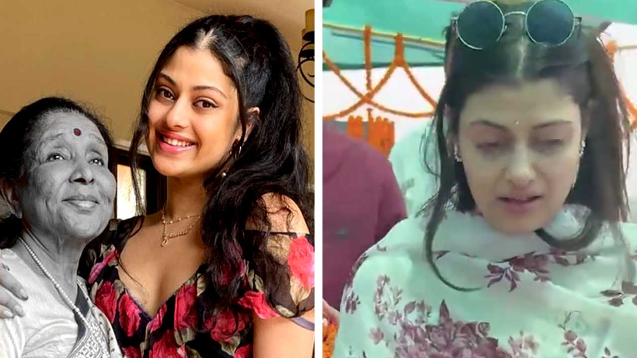 আশার অস্থি বিসর্জন।