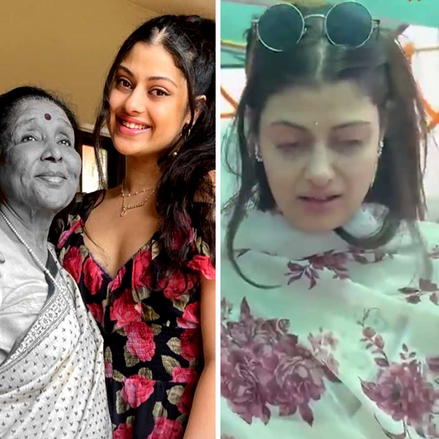 আশার অস্থি বিসর্জন।