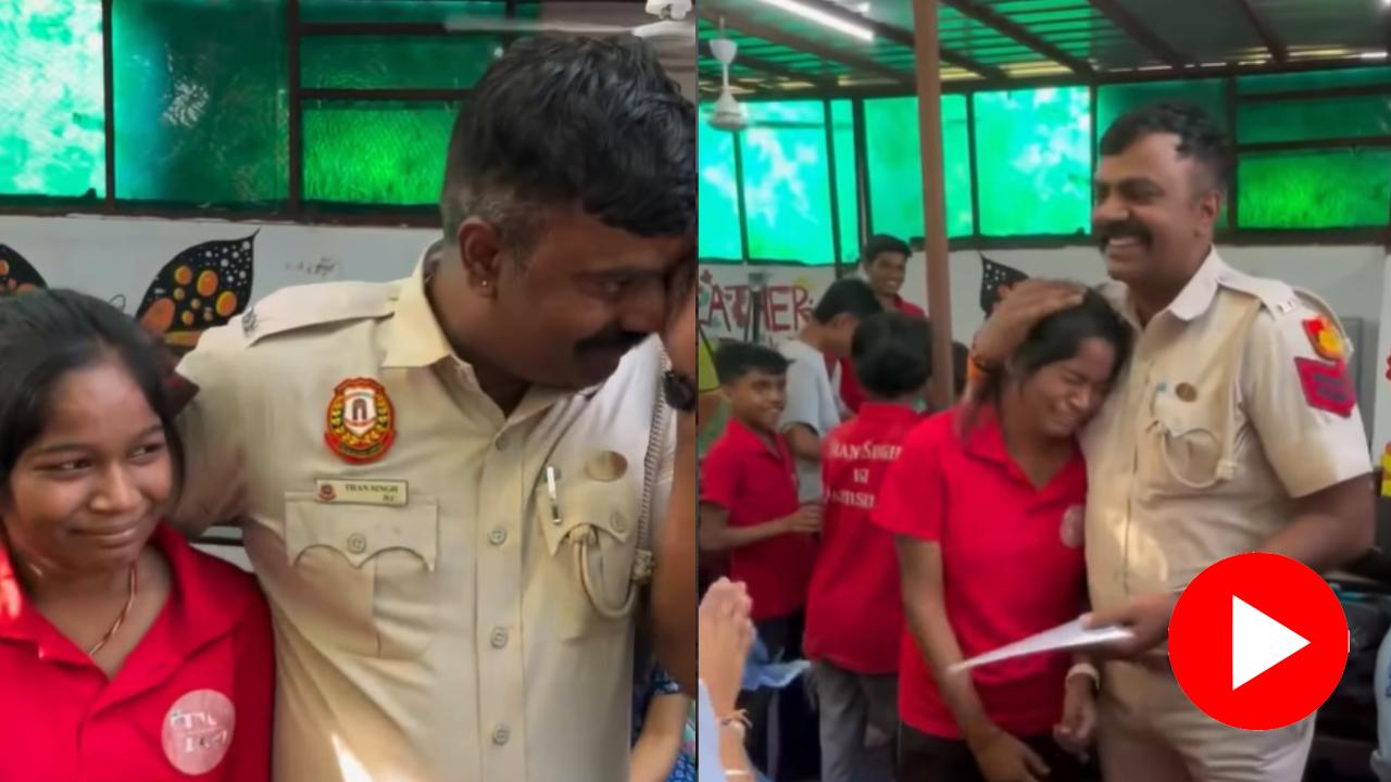 Video shows girl started crying while talking to mother after she pass Class 10 exam