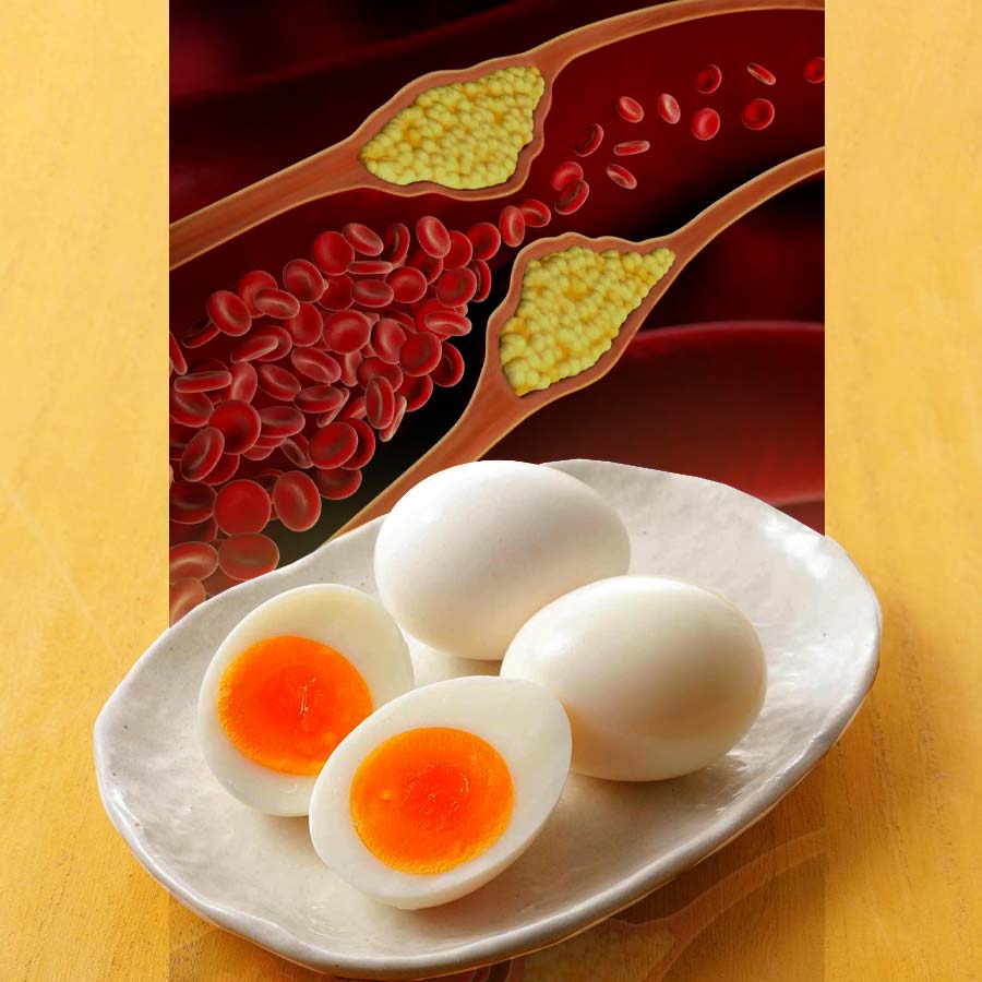 Is egg yolk not good for heart patients