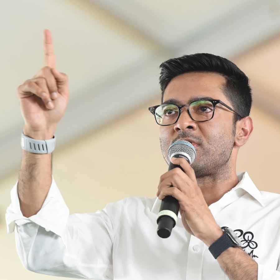 Abhishek Banerjee\\\'s election campaign in Lalgarh and Barjora