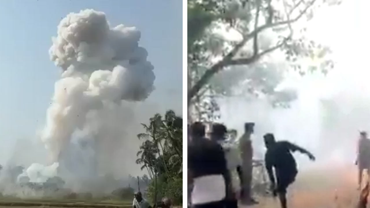 Several deaths in explosion in firecracker unit in Kerala, Trissur