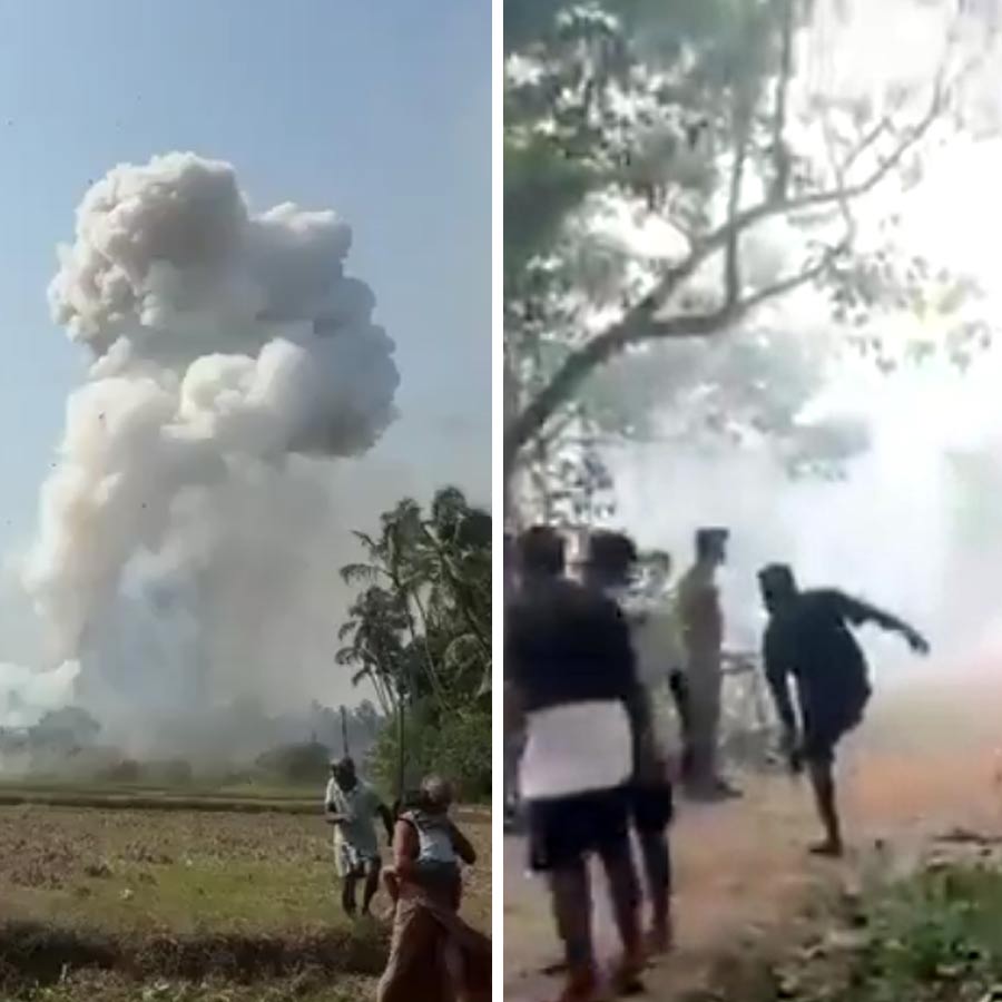 Several deaths in explosion in firecracker unit in Kerala, Trissur