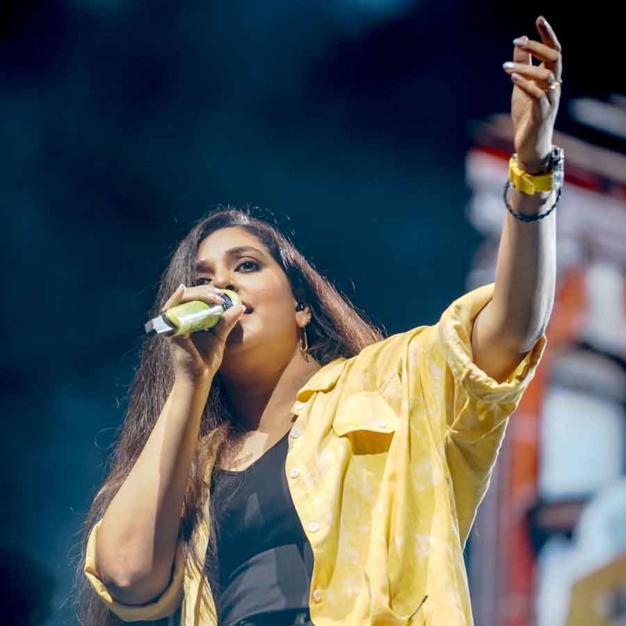 মঞ্চে সোমলতা আচার্য চৌধুরী।