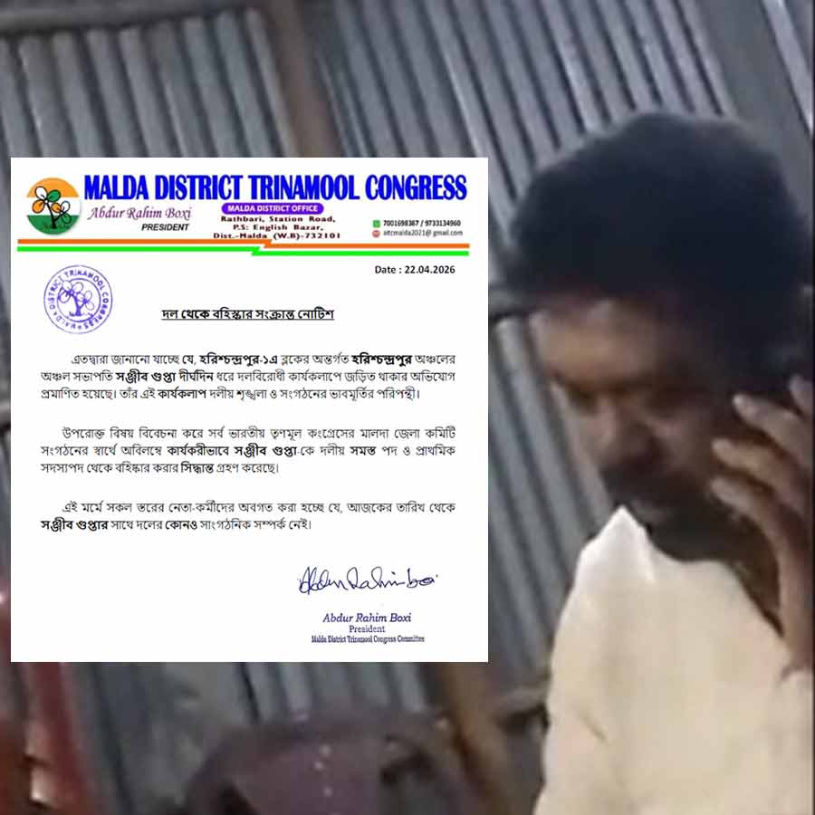 Malda TMC Leader Suspend