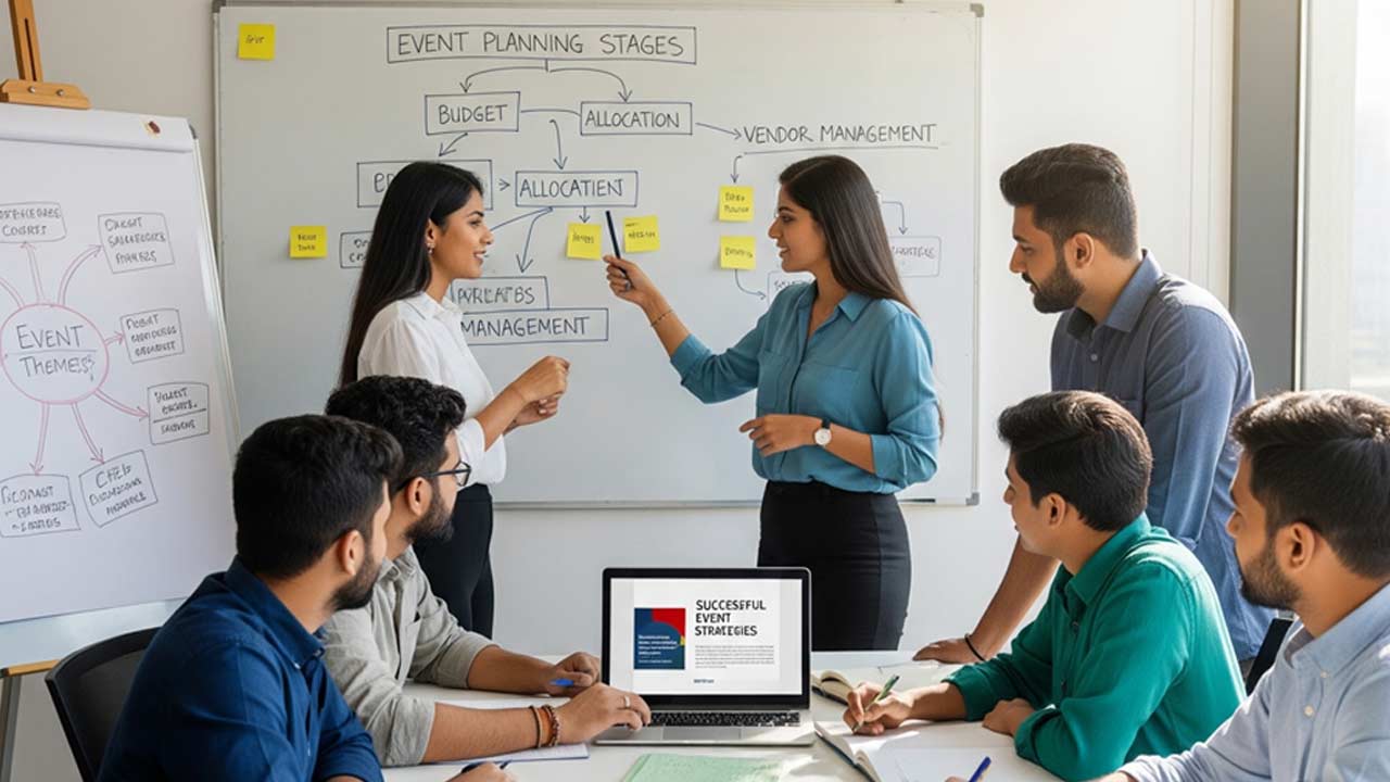 ইভেন্ট ম্যানেজমেন্ট নিয়ে পড়াশোনা।