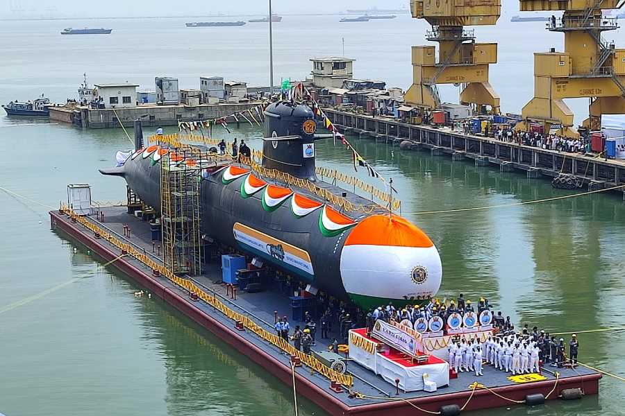 Indian Navy develops INS Varsha, an underground base for nuclear submarines to counter Chinese PLA