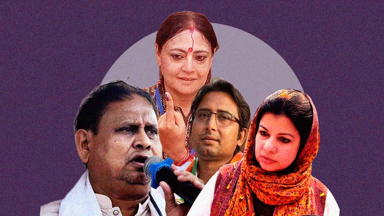 What did the key candidates do throughout the day on the first phase of voting