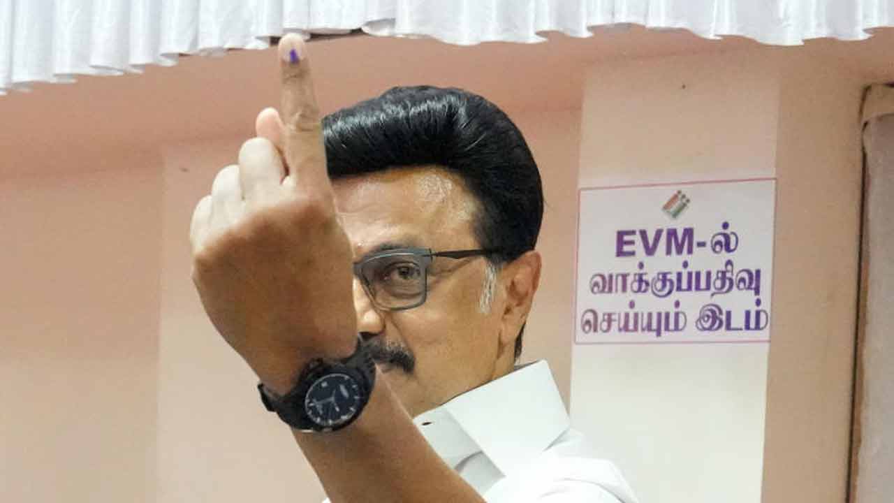 ডিএমকে নেতা এমকে স্ট্যালিন।