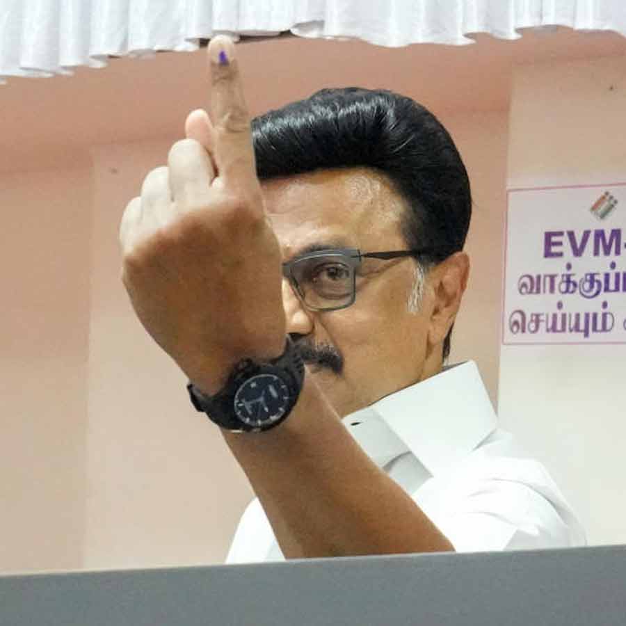 ডিএমকে নেতা এমকে স্ট্যালিন।