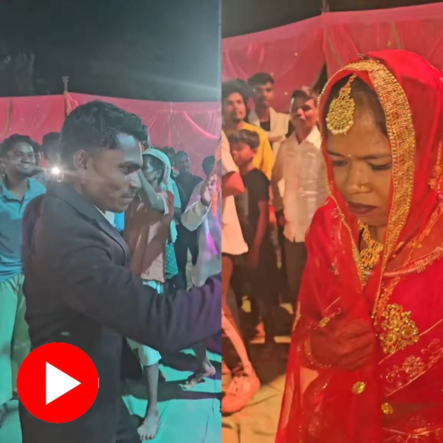 Video shows groom dancing in a bizarre way, bride look disinterested