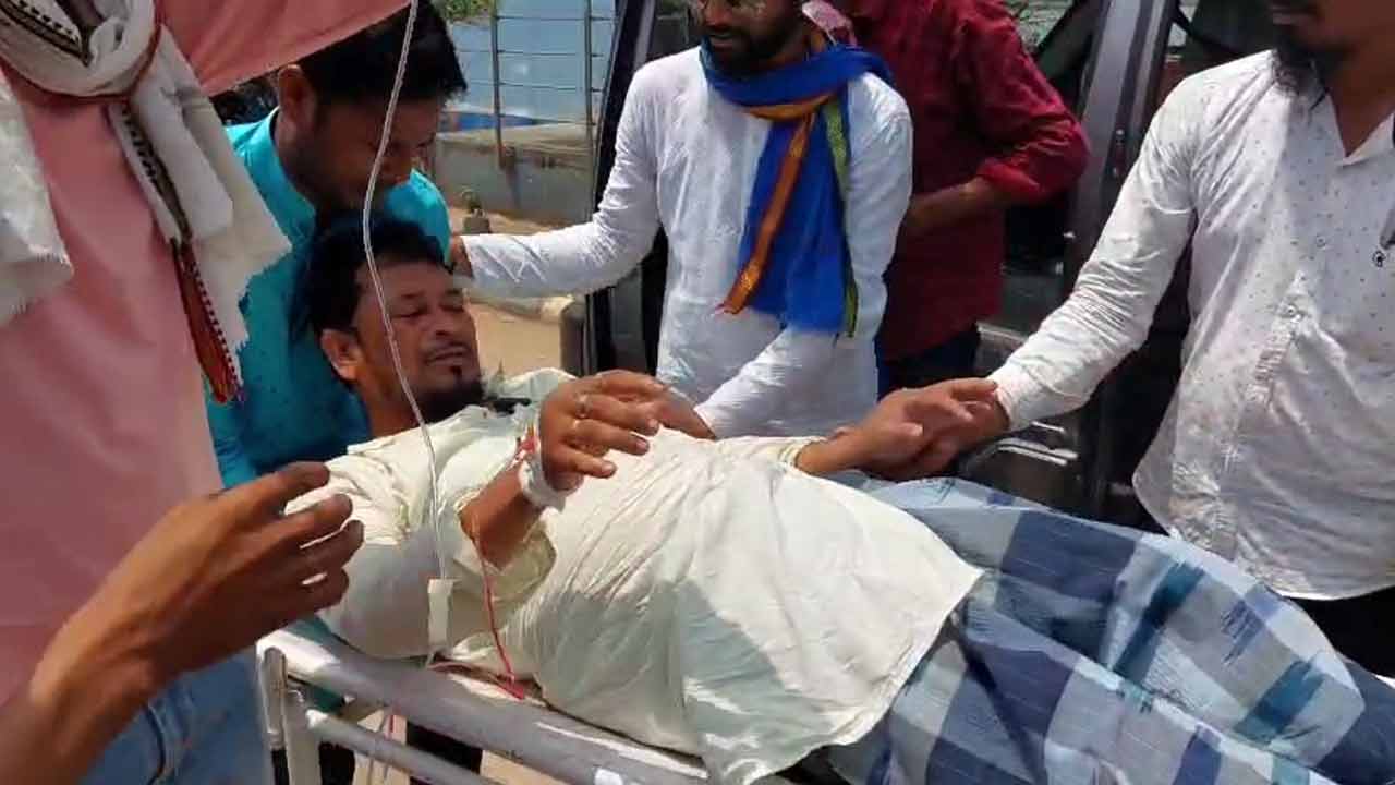 TMC Leader Beaten in Bankura
