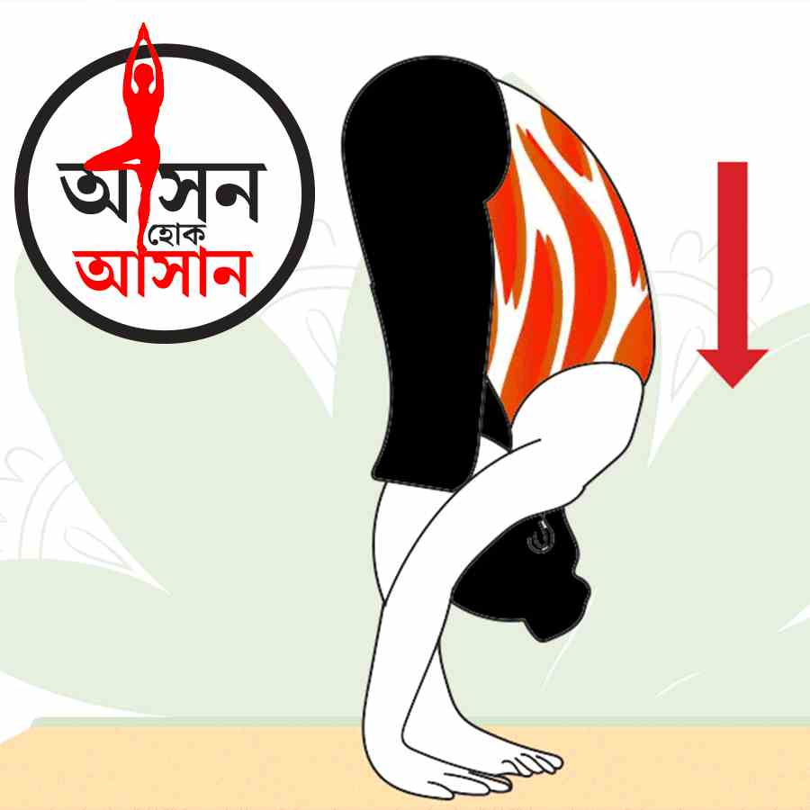 What are the health benefits of Ardha Uttanasana, or Standing Half Forward Bend