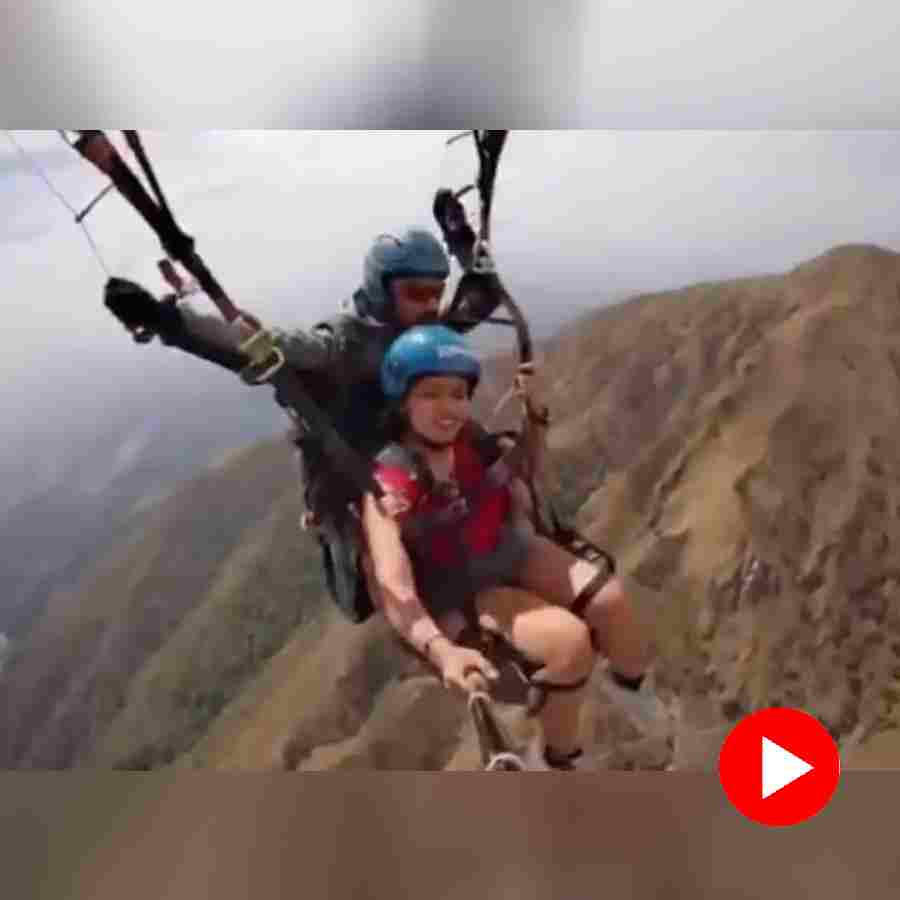 A video showed a woman allegedly crashing into trees during a paragliding session went viral dgtl