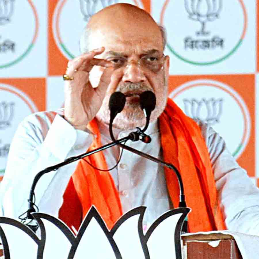 কোন্নগরে কেন্দ্রীয় স্বরাষ্ট্রমন্ত্রী অমিত শাহ।