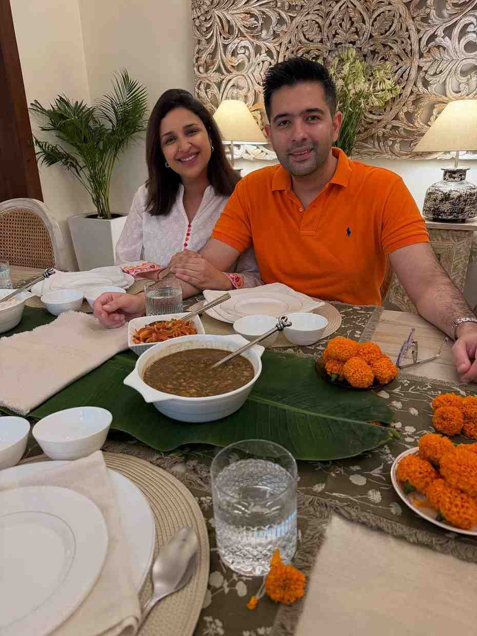 Raghav Chadha and Parineeti Chopra