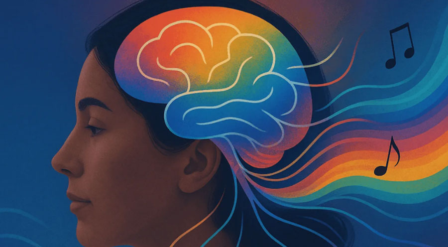 বহুদূর থেকে ভেসে আসা সুরের কি কোনও রং হয়, শব্দেরও কি স্বাদ হয়?