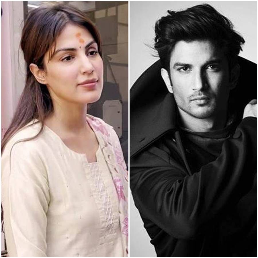 রিয়া চক্রবর্তী এবং সুশান্ত সিংহ রাজপুত।