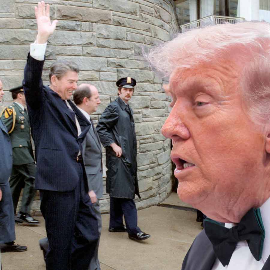 Shooting in Donald Trump event in the same Washington Hilton Hotel echoes 1981 attack on Ronald Reagan dgtl