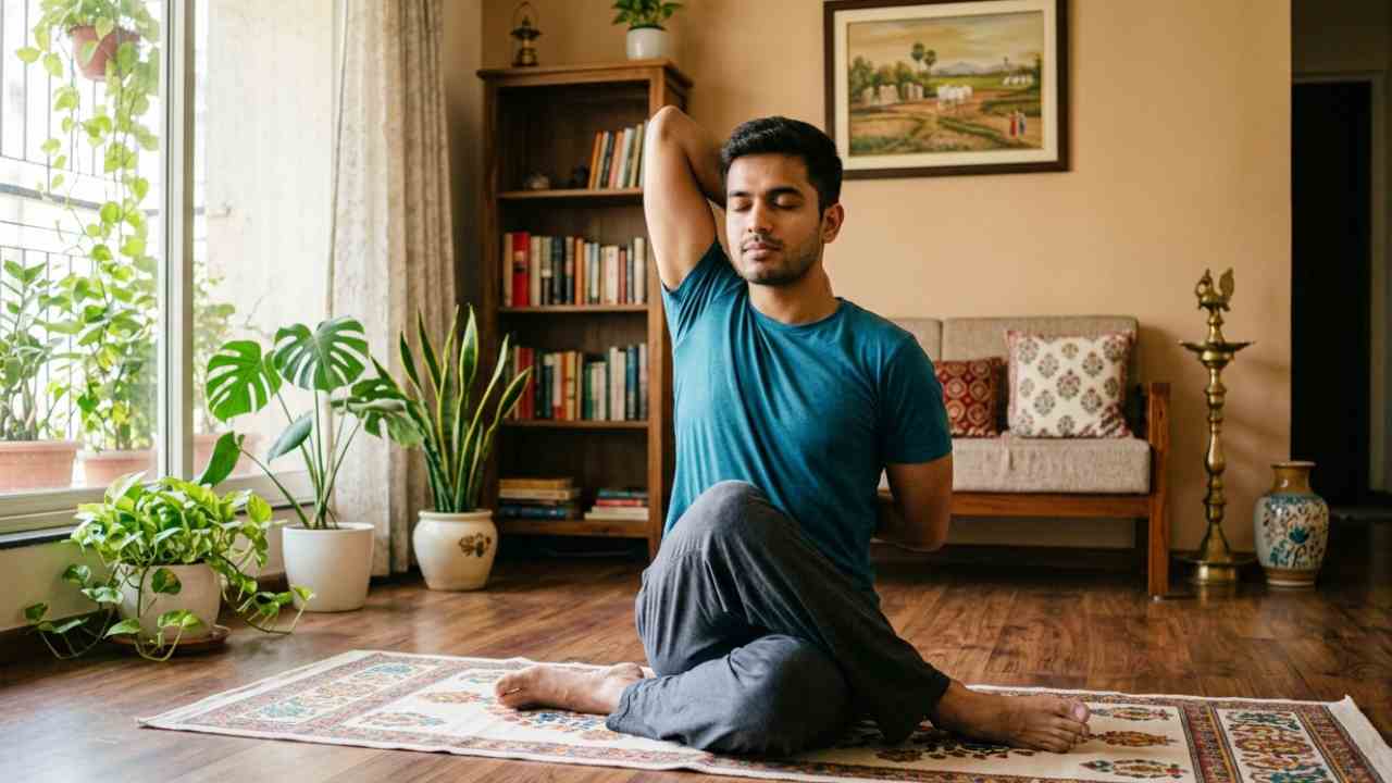 অফিসে বসে ক্লান্তি বাড়ছে, দূর করার সহজ কিছু আসন জেনে নিন।