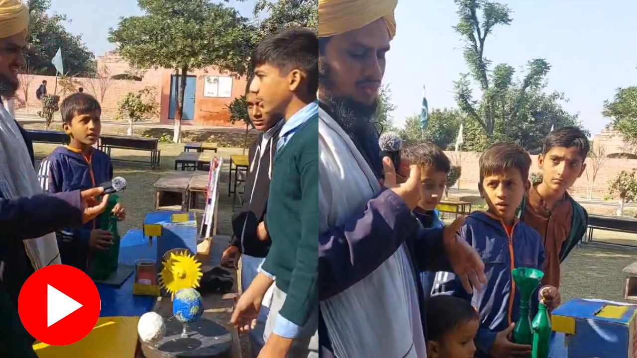 Video shows Pakistani Maulana giving science lesson to student and says earth is stationary, internet reacts