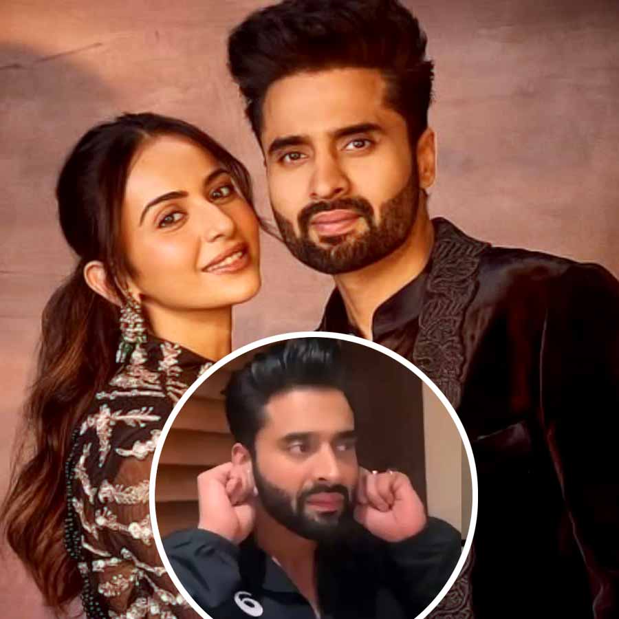 (বাঁ দিকে) রকুল প্রীত সিংহ, (ডান ডিকে) জ্যাকি ভগনানি।