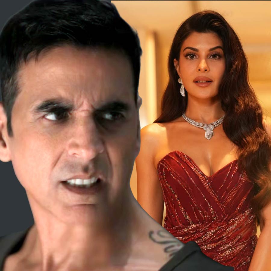 (বাঁ দিকে) অক্ষয় কুমার, (ডান ডিকে) জ্যাকলিন ফার্নান্ডেজ়।