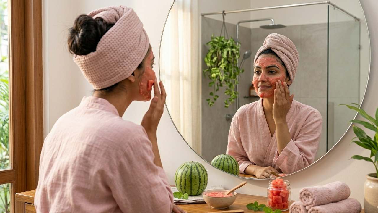 তরমুজের গুণেই  বাড়ুক ত্বকের দীপ্তি।