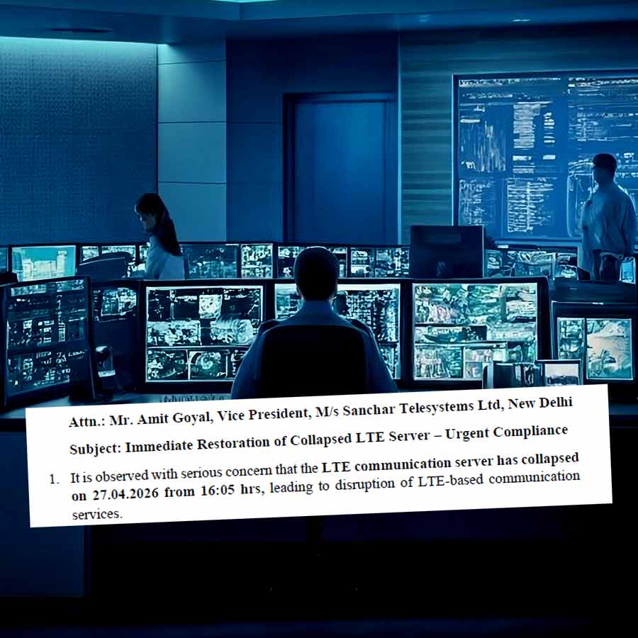 Kolkata Police\\\'s wireless communication system suddenly disrupted on Monday