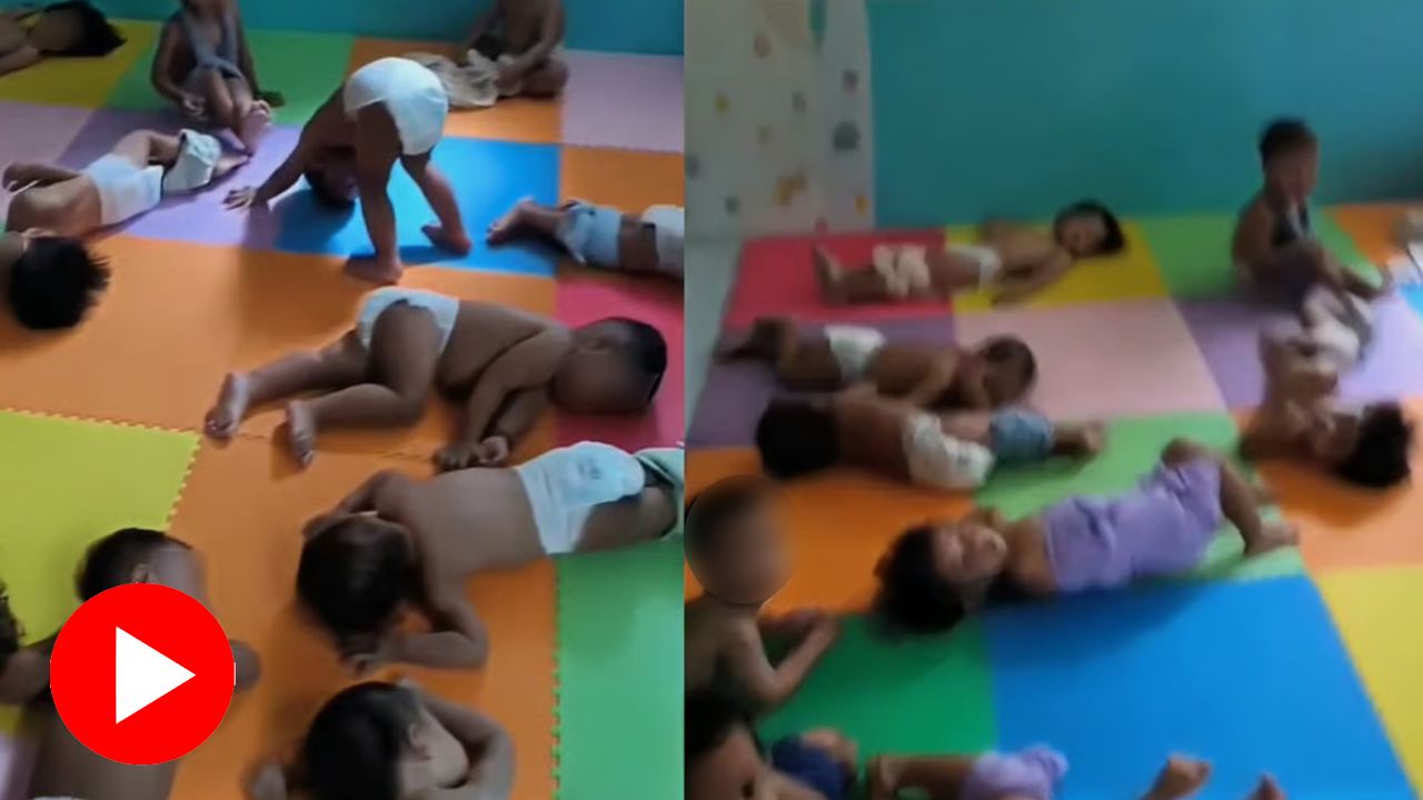 13 detained after more than 50 toddler seen tied up at daycare facility In Indonesia, video creates outrage