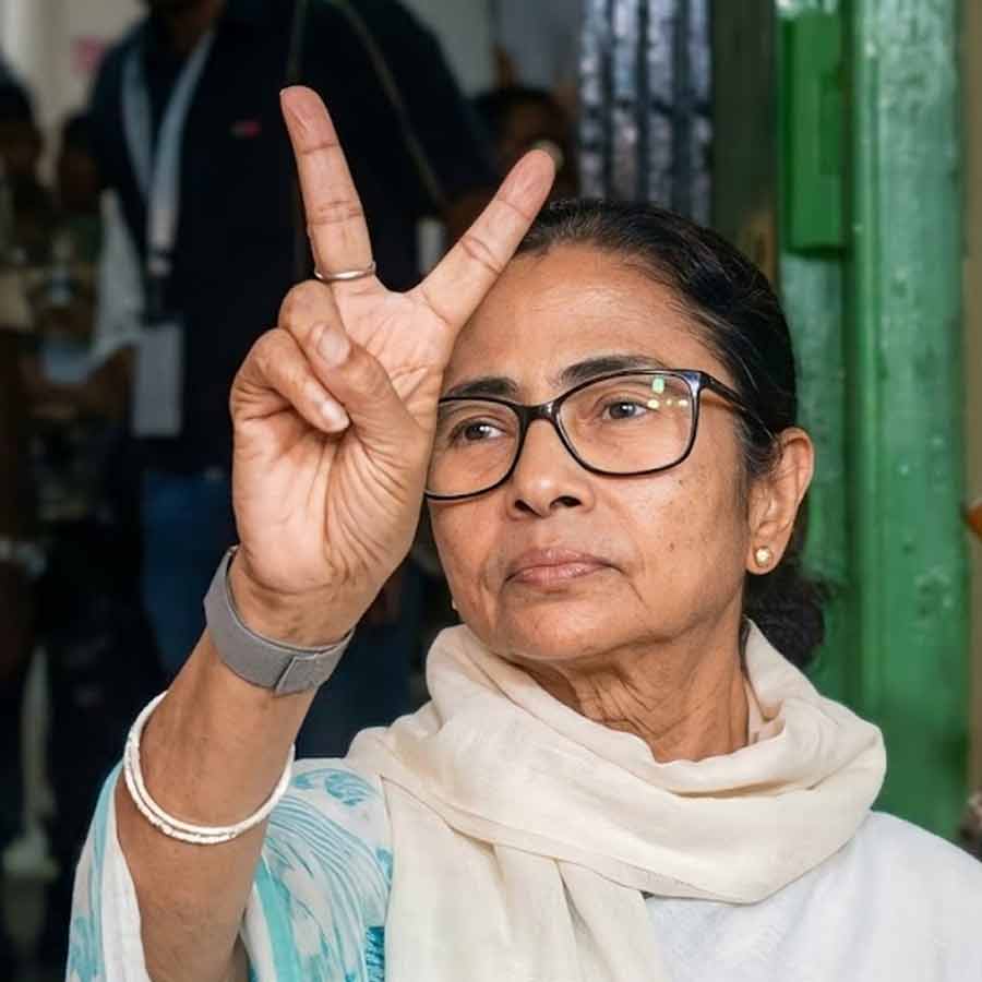 Chief Minister Mamata Banerjee raises allegations against BJP before casting her vote
