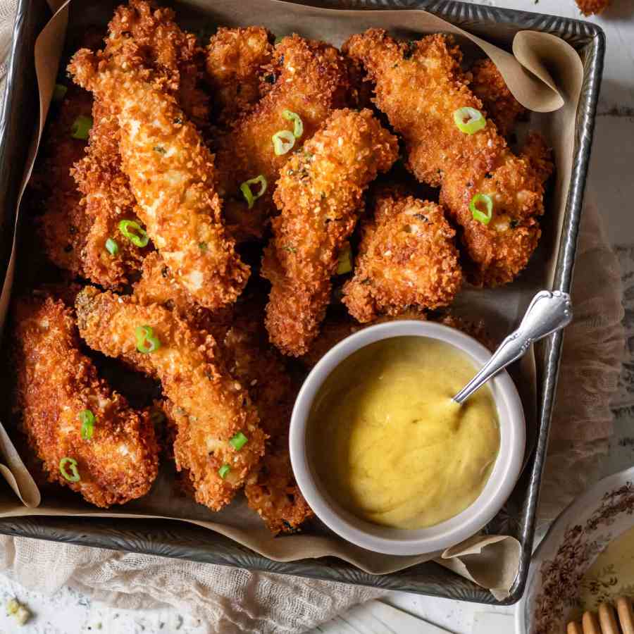 চিকেন স্ট্রিপ।