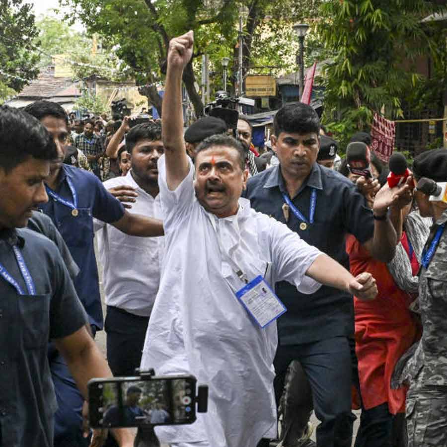 BJP Suvendu Adhikari raced from one end of Bhabanipur to the other during the election days