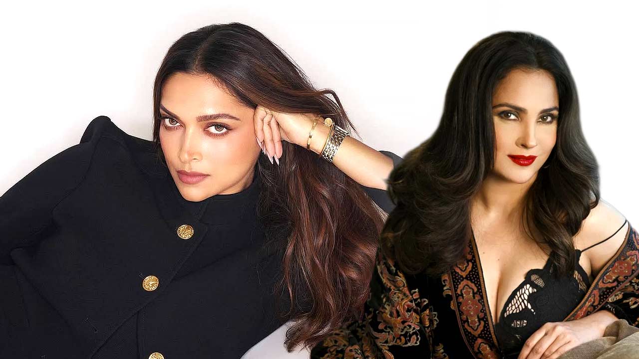 (বাঁ দিকে) দীপিকা পাড়ুকোন, (ডান ডিকে) লারা দত্ত।