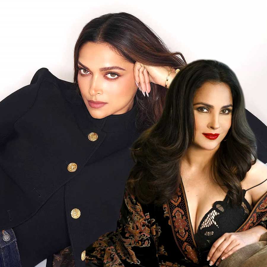 (বাঁ দিকে) দীপিকা পাড়ুকোন, (ডান ডিকে) লারা দত্ত।