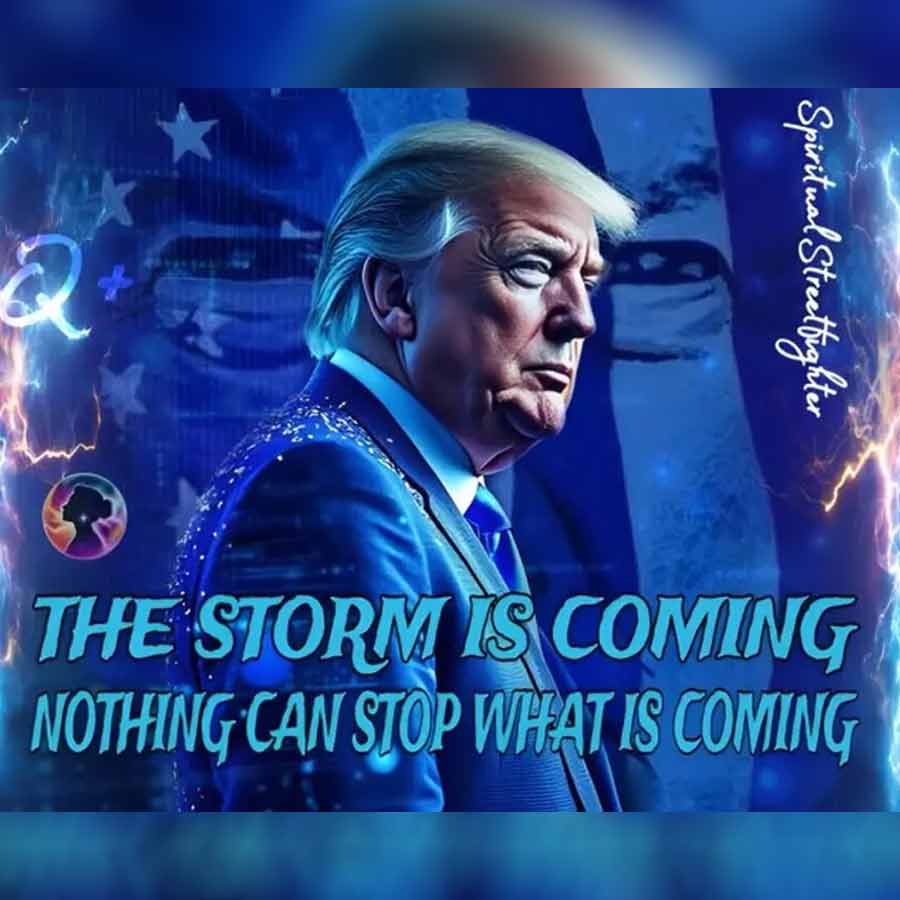 Storm is coming, no one can stop it, Trump\\\\\\\'s cryptic message