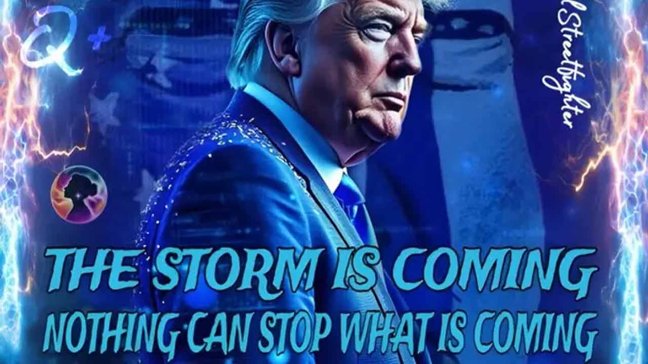 Storm is coming, no one can stop it, Trump\'s cryptic message