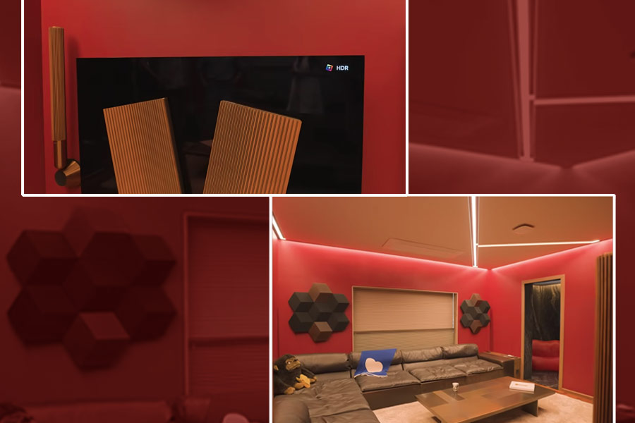 হোম থিয়েটার।