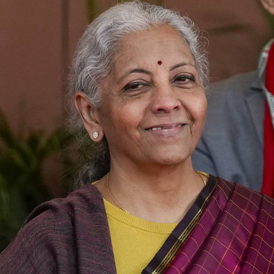 রবিবার সংসদে নির্মলা সীতারামণ।