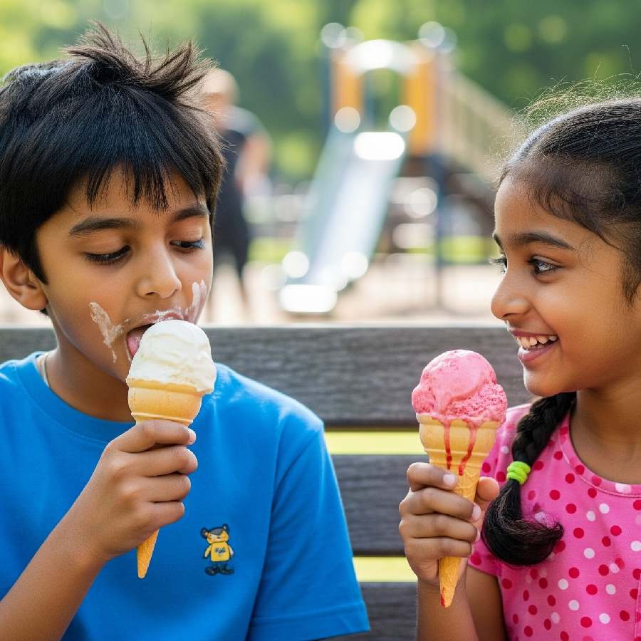 ঠান্ডা আইসক্রিম শরীর ঠান্ডা রাখে কি?