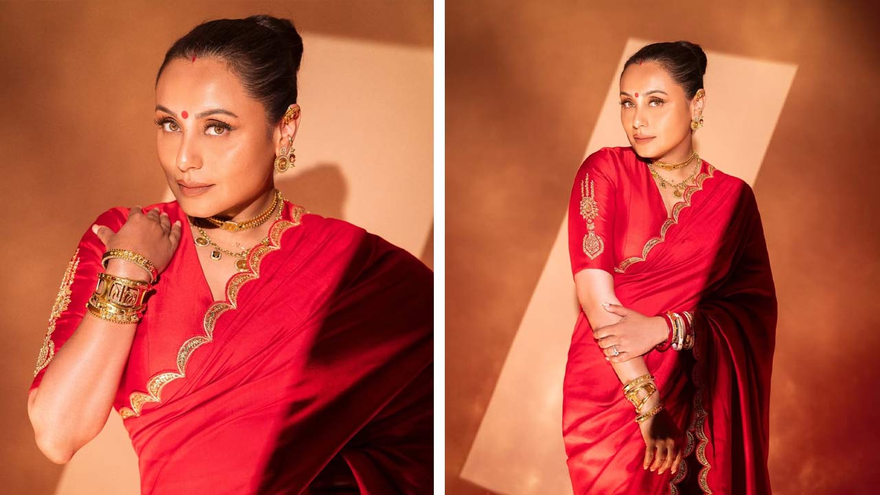 অভিনেত্রী রানি মুখোপাধ্যায়।