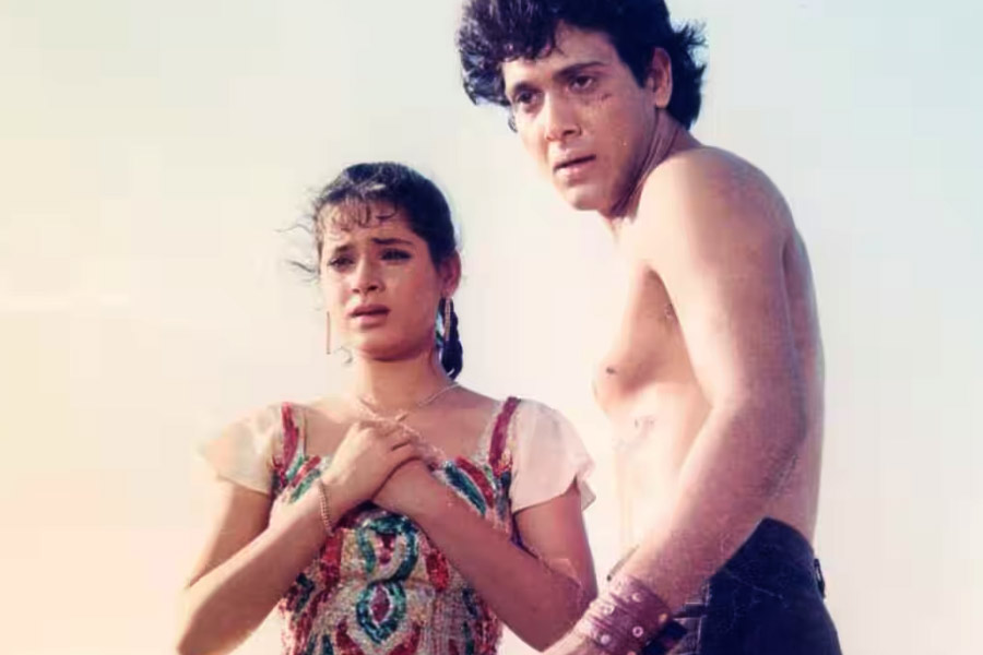 Govinda and Neelam Kothari