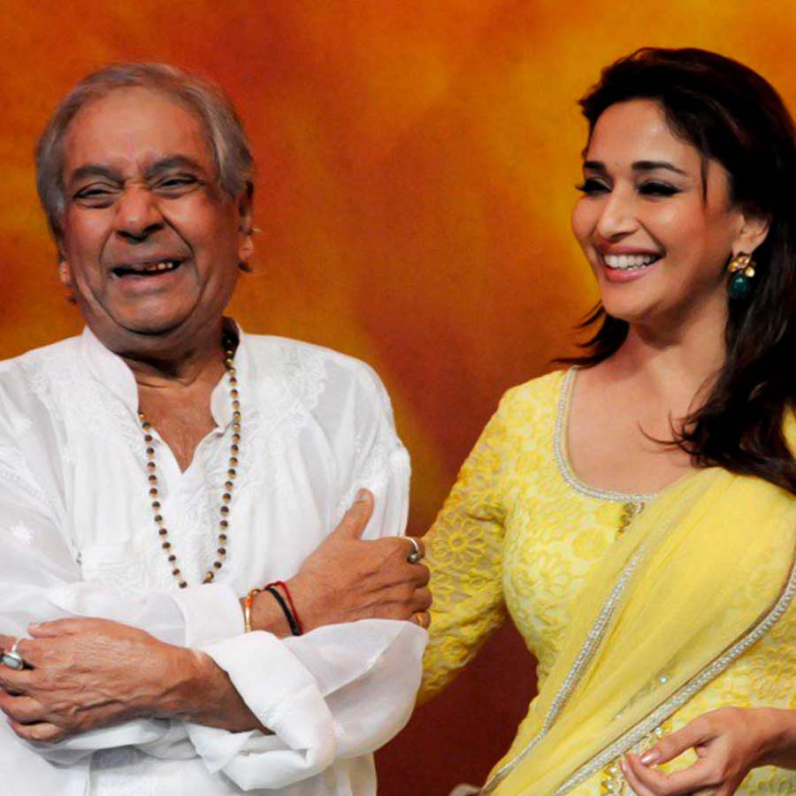What experience did Madhuri Dixit shared about Birju Maharaj