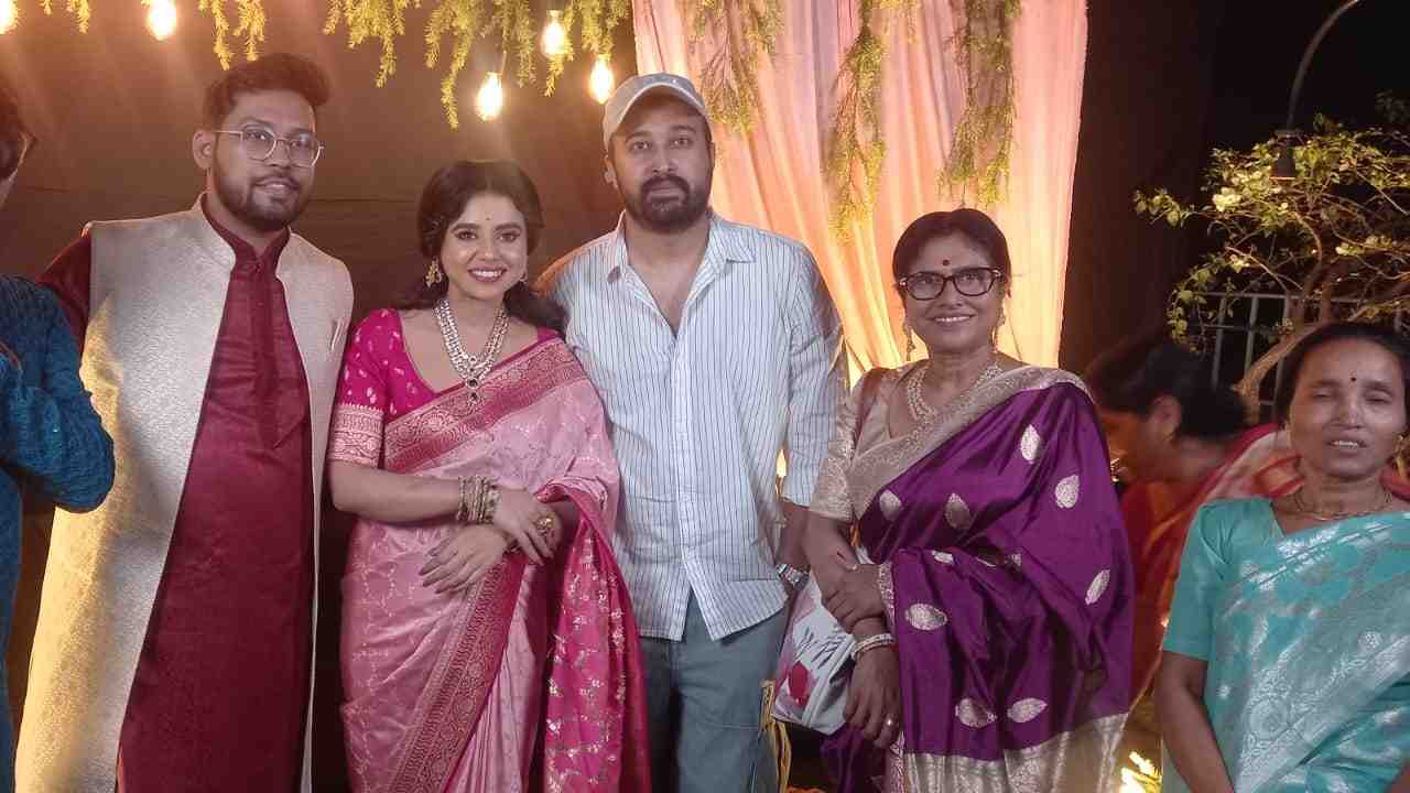 ঐন্দ্রিলা শর্মার দিদি, ঐশ্বর্যার বিয়েতে হাজির একদা প্রেমিক সব্যসাচী চৌধুরী।