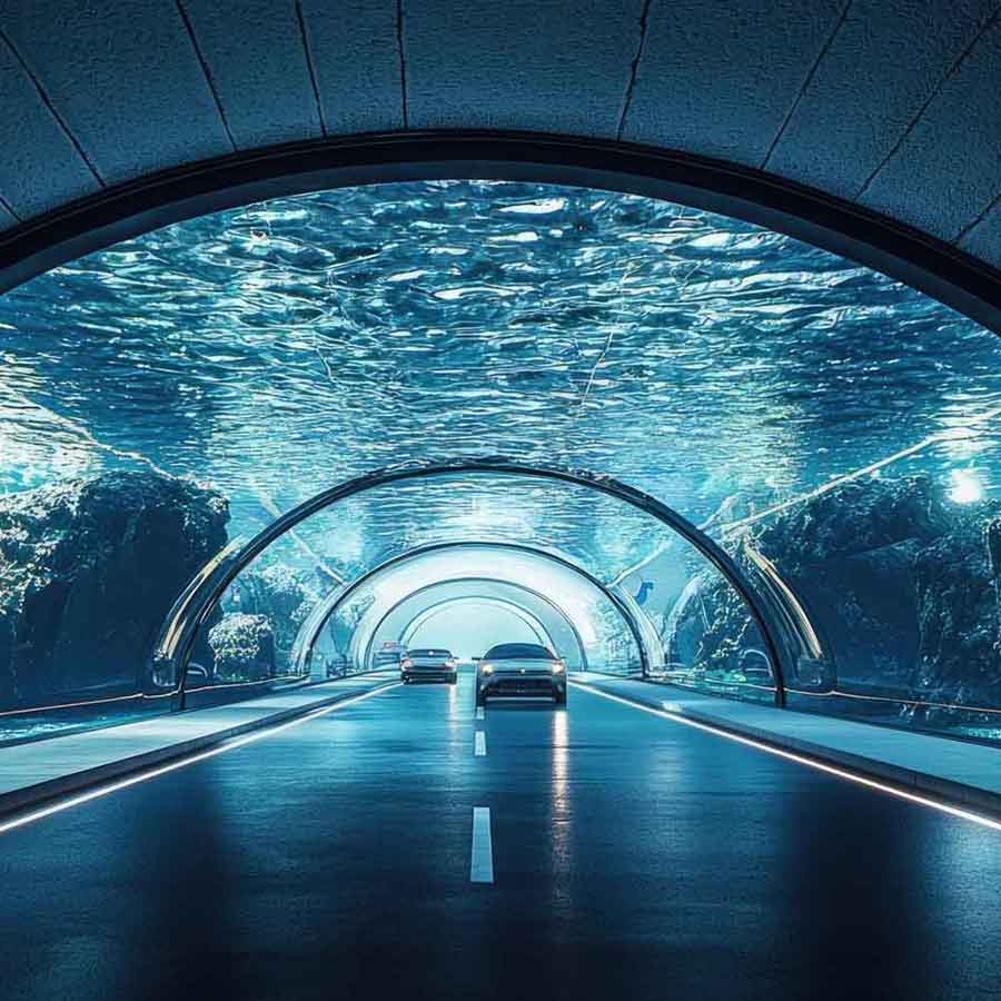 undersea road tunnel
