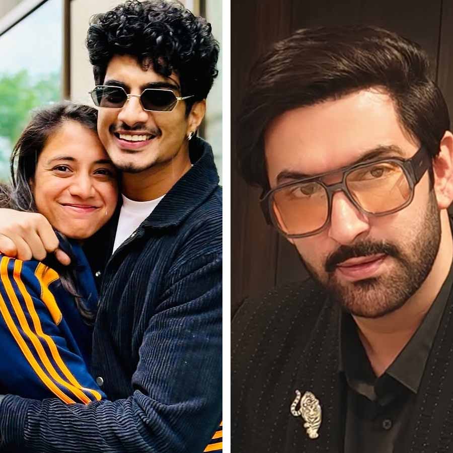 Actor Nandish Sandhu went to attend Smriti Mandhana and Palash Muchhal’s wedding